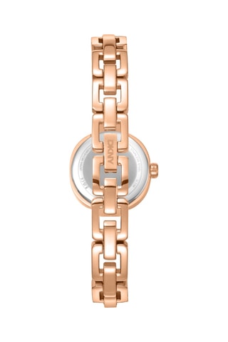 Montre à quartz acier - Doré rose