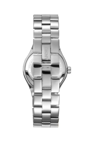 Montre à quartz en acier - Argenté et blanc