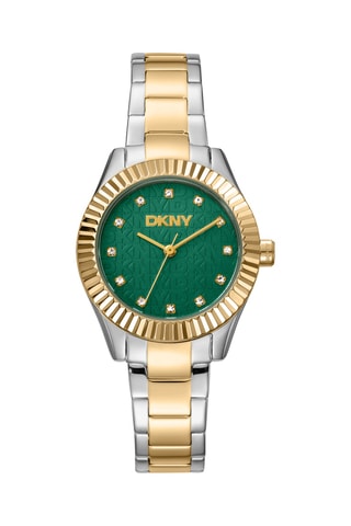 Montre à quartz en acier - Doré et argenté