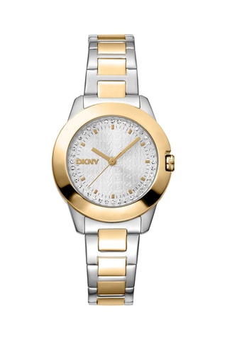 Montre à quartz en acier - Argenté et doré