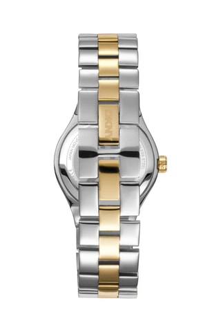 Montre à quartz en acier - Argenté et doré