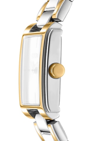 Montre à quartz en acier - Argenté et doré