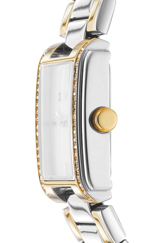 Montre à quartz en acier - Argenté et doré