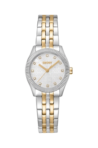 Montre à quartz en acier - Argenté et doré