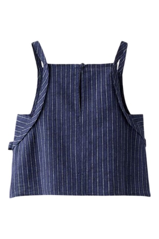 Débardeur en lin - Bleu marine