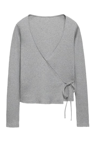 Gilet portefeuille - Gris chiné