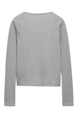 Gilet portefeuille - Gris chiné