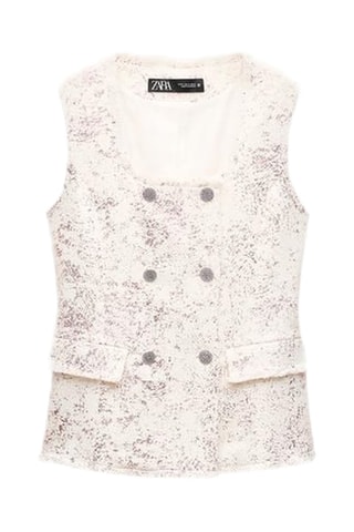 Gilet sans manches - Ecru