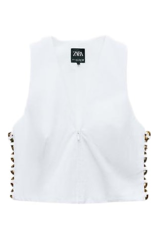 Gilet sans manches - Blanc