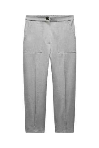 Pantalon carotte - Gris