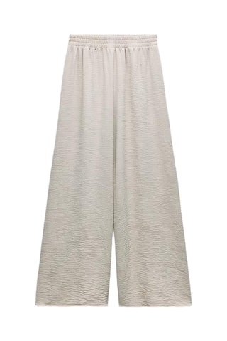 Pantalon palazzo - Ecru