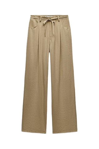 Pantalon wide legs - Beige