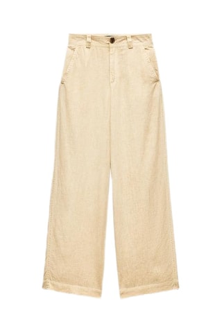Pantalon en lin - Beige