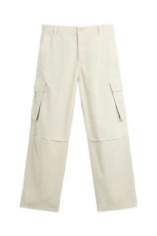 Pantalon cargo - Ecru
