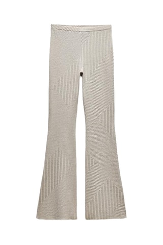 Pantalon flare - Gris