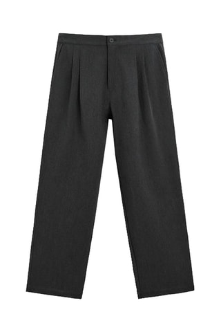 Pantalon - Gris foncé chiné