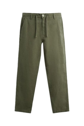 Pantalon en lin - Vert