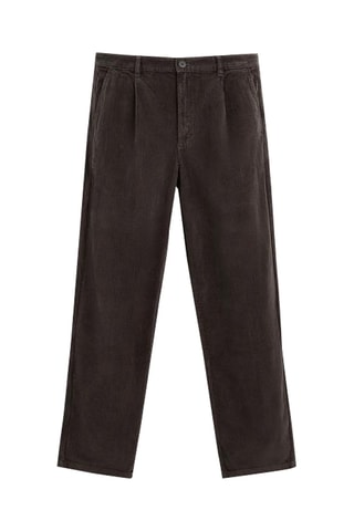 Chino en velours - Noir