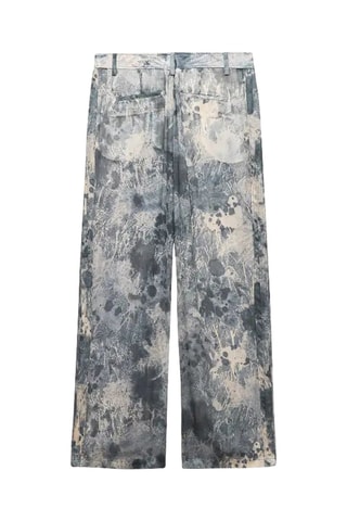Pantalon tie and dye - Gris clair