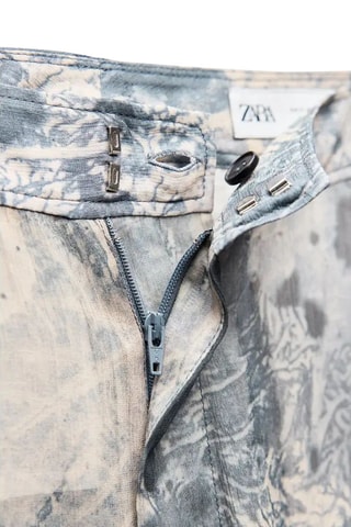Pantalon tie and dye - Gris clair