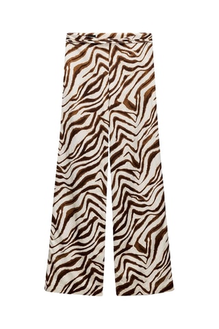Pantalon flare - Beige