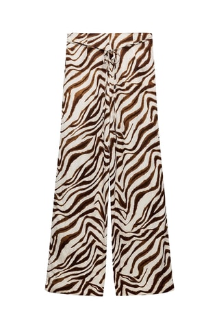 Pantalon flare - Beige