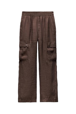 Pantalon cargo - Marron