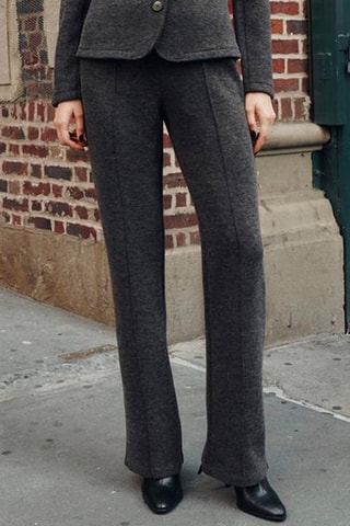 Pantalon - Gris chiné