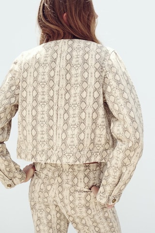 Veste en jean - Ecru