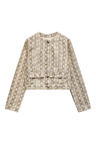 Veste en jean - Ecru