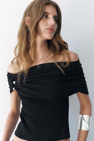 Crop top - Noir