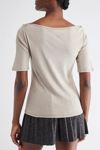 Top - Gris clair