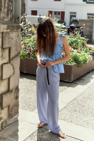 Top - Bleu clair