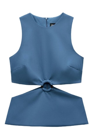 Top - Bleu cobalt