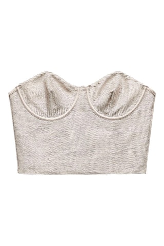Top bustier - Beige