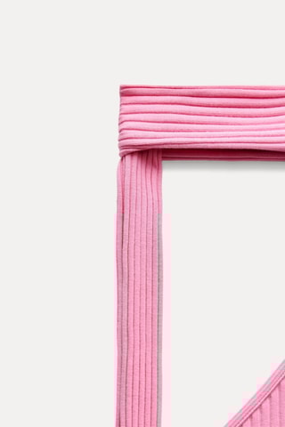 Top asymétrique - Rose