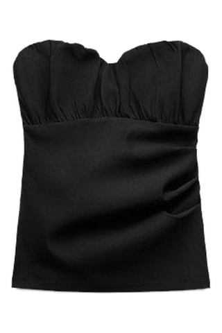 Top bustier - Noir