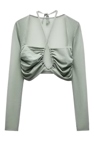 Crop top - Vert d’eau