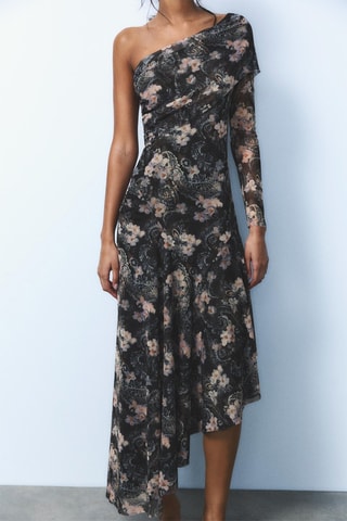 Robe asymétrique - Noir