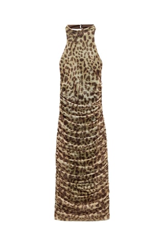 Robe fourreau - Marron