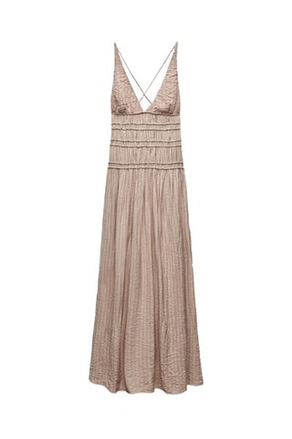 Robe droite - Beige