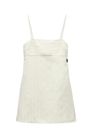 Robe-salopette - Ecru