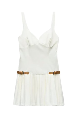 Robe droite - Blanc