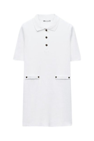 Robe polo - Blanc