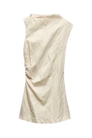 Robe droite - Ecru