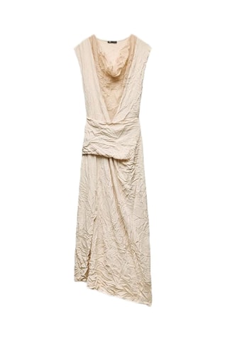 Robe trompe-l'œil - Beige