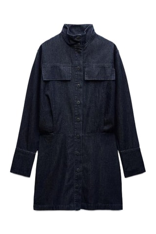 Robe chemise - Bleu marine