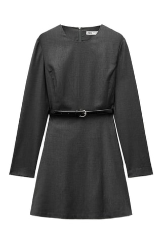 Robe droite - Gris foncé