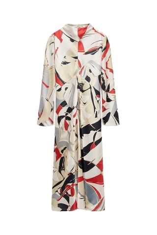 Robe midi - Beige
