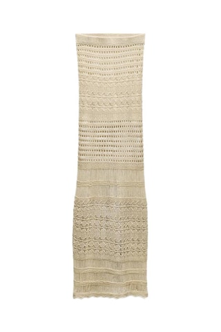 Robe bustier - Ecru
